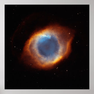 Affiches Helix Nebula "OEil de Dieu" Télescope Hubble