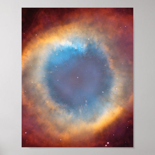 Affiches Helix Nebula par Hubble (Devant)