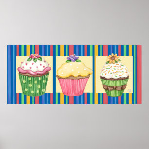 Affiches Hello Cupcake - SRF
