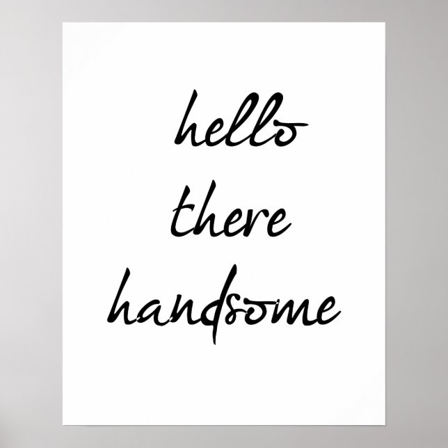 Affiches Hello There beau (Devant)
