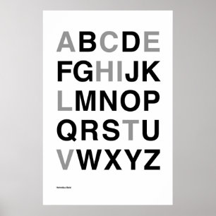 Affiches Helvetica Bold