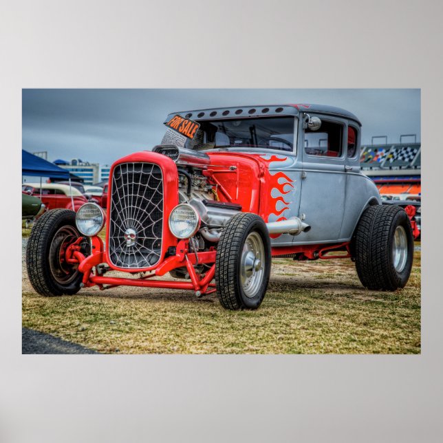 Affiches Hemi Powered Hot Rod (Devant)