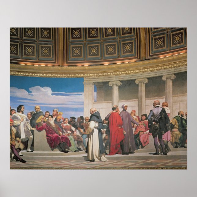 Affiches Hémicycle : Artistes de tous âges, détail de la dr (Devant)