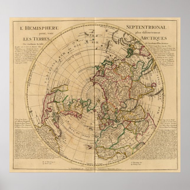 Affiches Hémisphère Nord 5 (Devant)