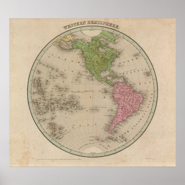 Affiches Hémisphère occidental 9 (Devant)