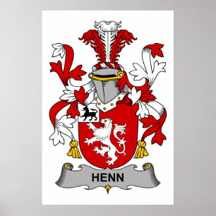 Affiches Henn Family Crest