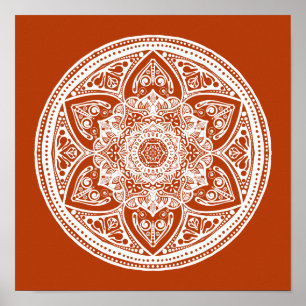 Affiches Henna Mandala