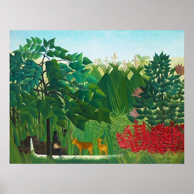 Affiches Henri Rousseau L'affiche de la cascade (Devant)