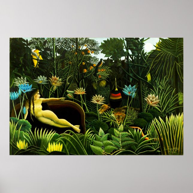 Affiches Henri Rousseau L'affiche du rêve (Devant)