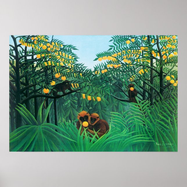 Affiches Henri Rousseau L'Affiche Tropique (Devant)