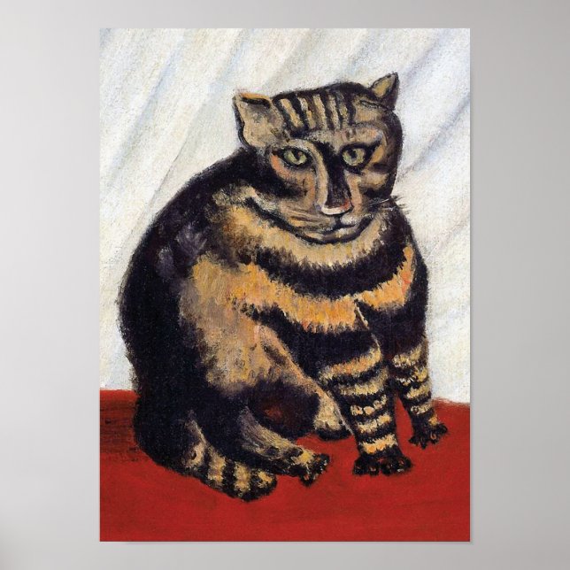 Affiches Henri Rousseau - Le Chat Tigre (Devant)