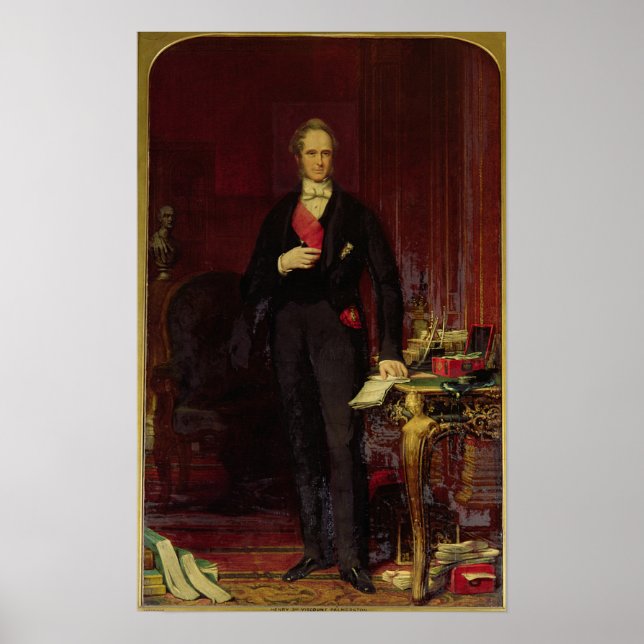 Affiches Henry, 3e vicomte Palmerston (Devant)