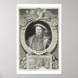 Affiches Henry VIII (1491-1547), après une peinture dans le