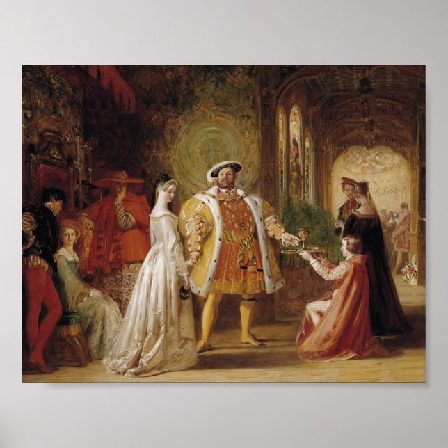 Affiches Henry VIII et Anne Boleyn (Devant)