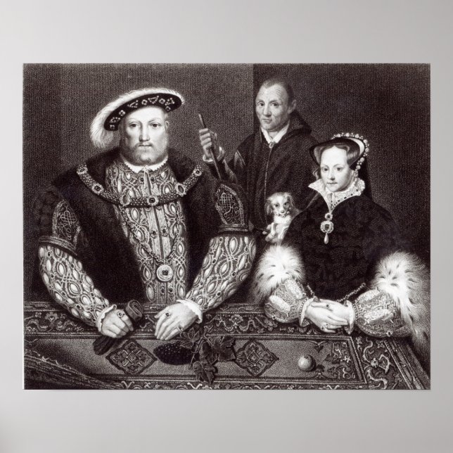 Affiches Henry VIII, sa fille la reine Mary (Devant)