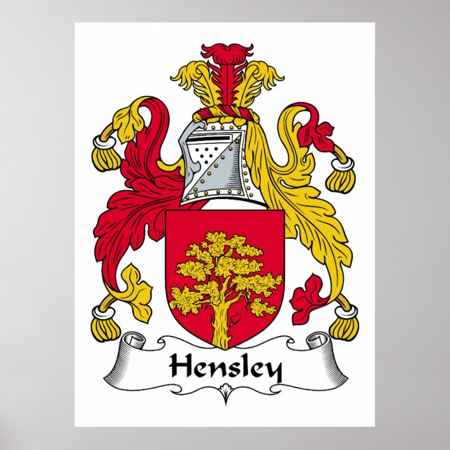 Affiches Hensley Family Crest (Devant)