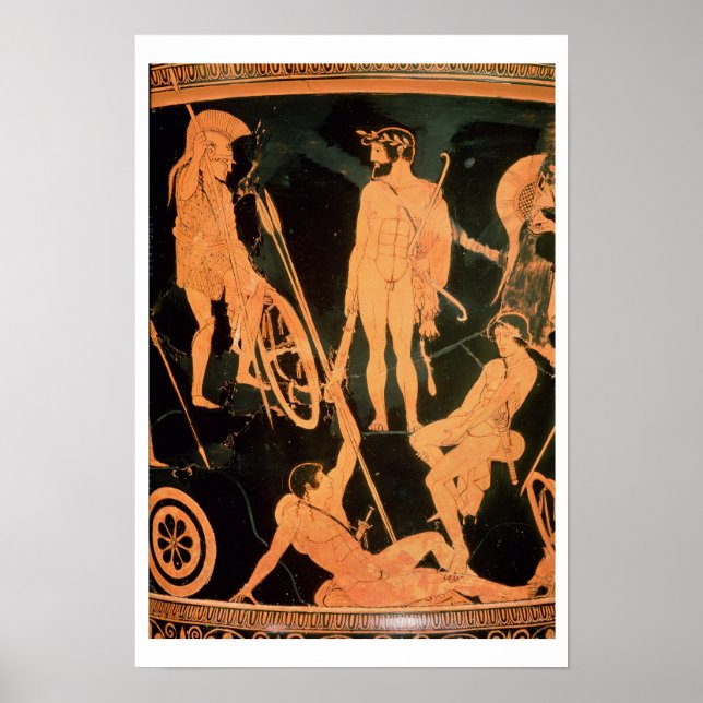 Affiches Hérakés et héros grecs, détail d'un grenier (Devant)