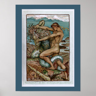 Affiches Hercules et le vieil homme de la mer