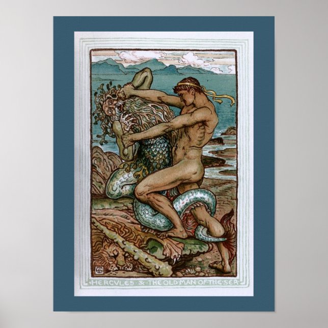 Affiches Hercules et le vieil homme de la mer (Devant)