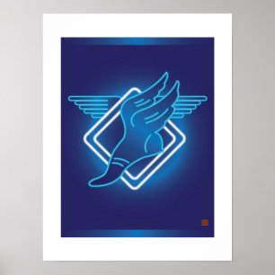 Affiches Hermes Winged Sandal-Print