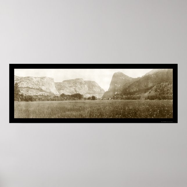 Affiches Hetch Hetchy Valley Photo 1911 (Devant)