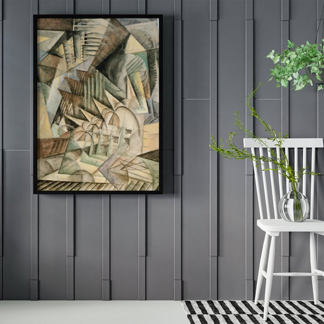 Affiches Heure de pointe, New York par Max Weber, Cubisme V (Créateur téléchargé)