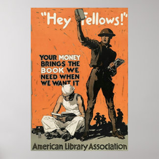 Affiches "Hey les Fellows !" ~ Vintage World War 1.