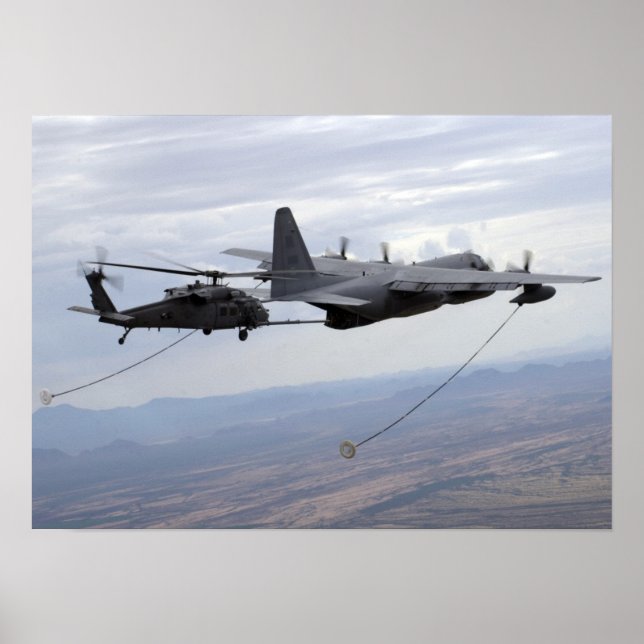 Affiches HH-60 Pave Hawk & C-130 (Devant)