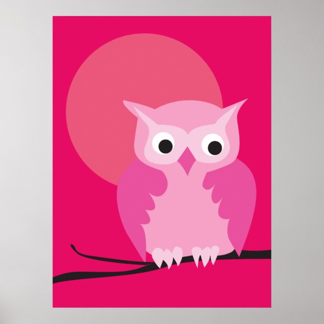 Affiches hibou 10 (Devant)
