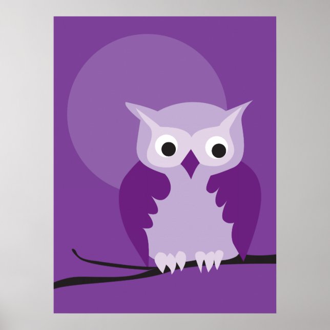 Affiches hibou 7 (Devant)