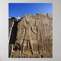 Hiéroglyphes anciens sur le mur, Temple de Karnak,