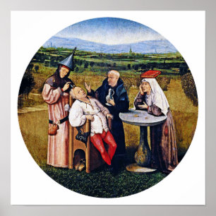 Affiches Hieronymous Bosch - Extracting Stone of Madness