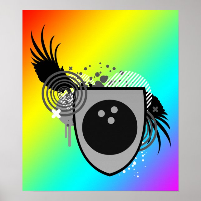 Affiches hifi bowling crest (Devant)