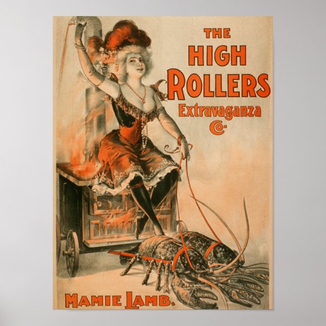 Affiches High Rollers Extravaganza "Mamie Lamb" Jouer (Devant)
