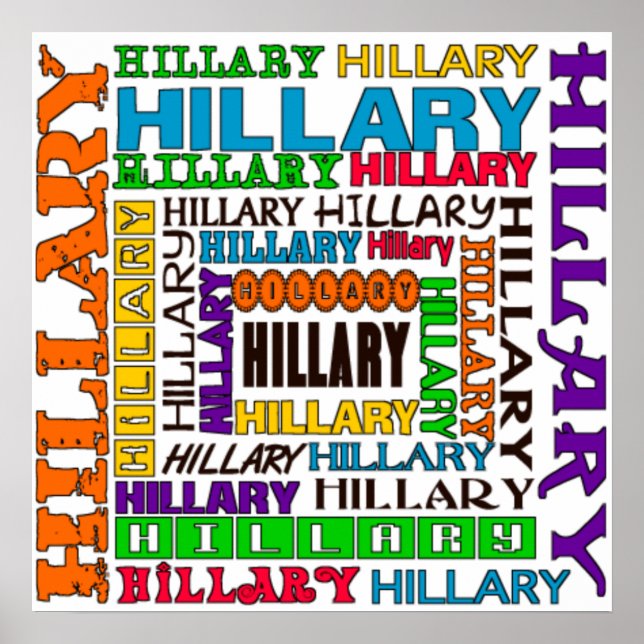 Affiches Hillary Clinton (Devant)