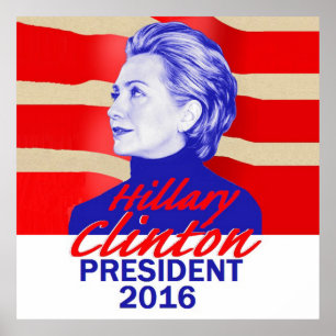 Affiches Hillary Clinton 2016