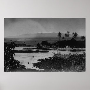 Affiches Hilo, Hawaï - vue de la photographie de ville