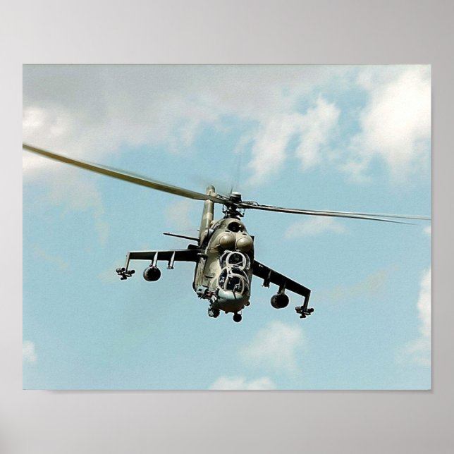 Affiches Hind MI-24 (Devant)
