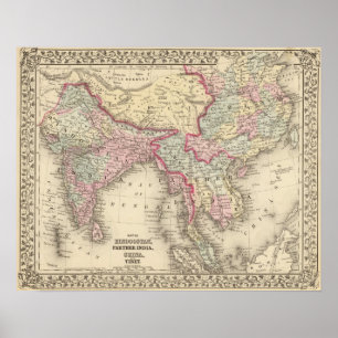 Affiches Hindoostan, Inde plus lointaine, Chine, Thibet 2