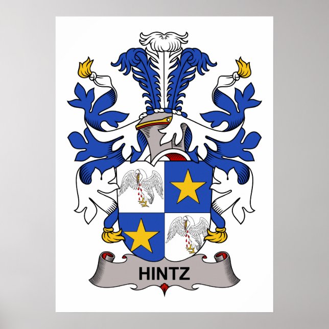 Affiches Hintz Family Crest (Devant)