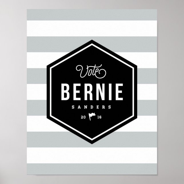 Affiches Hipster Bernie (Devant)