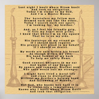 Affiches Hirams Poem.
