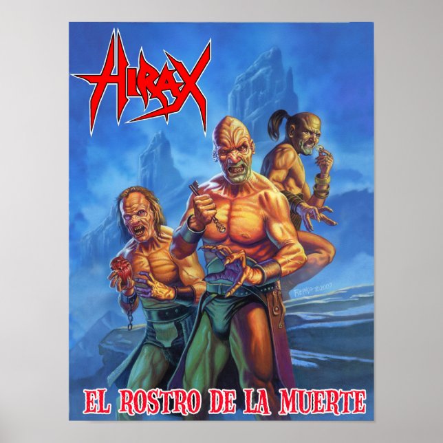 Affiches HIRAX_El_Rostro_de_la_Muerte_Affiche (Devant)