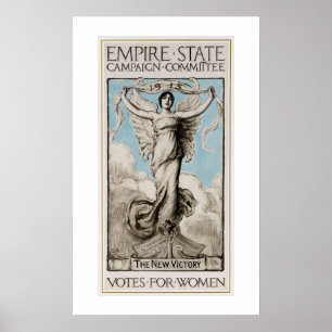 Affiches Histoire Féminisme américain 1915 Votes pour les f