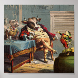 Affiches Histoires de guerre Fron General Frog