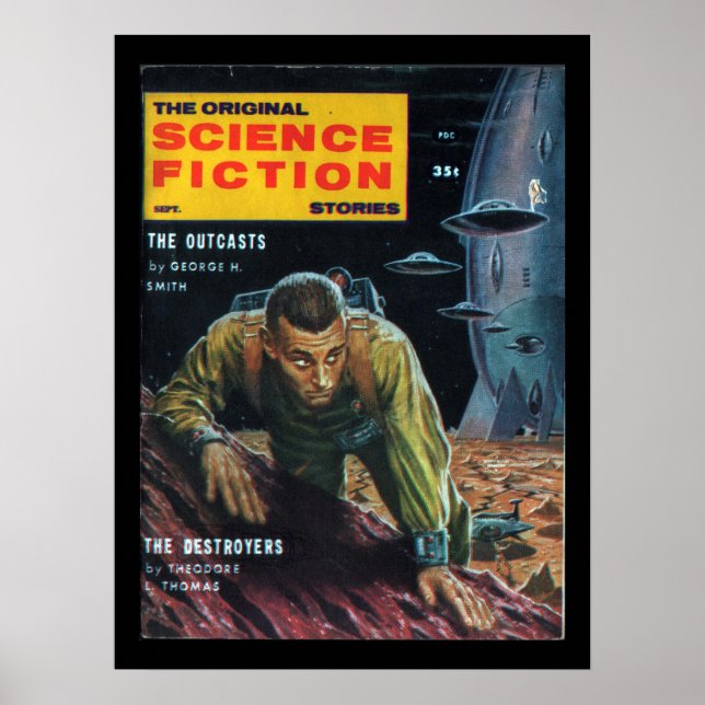 Affiches Histoires de science-fiction - 1958.09_Pulp Art (Devant)