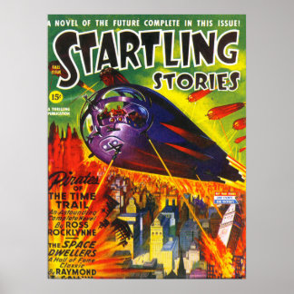 Affiches HISTOIRES STARTLING Vintage Pulp Magazine Couvertu