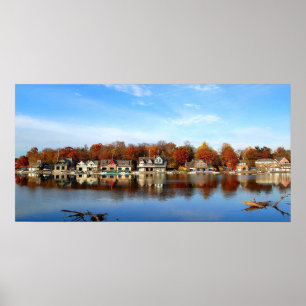 Affiches Historic Boat House Row, Philadelphie, PA