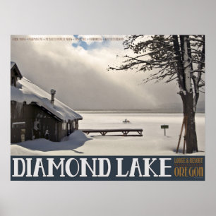 Affiches Hiver de lac diamond