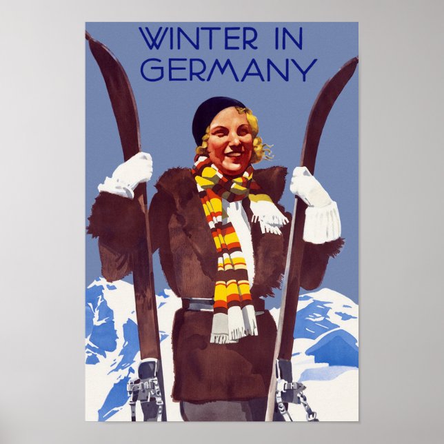 Affiches Hiver en Allemagne (Devant)
